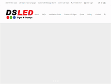 Tablet Screenshot of dsled.com